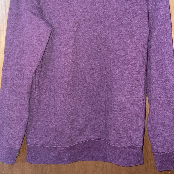 •CROFT & BARROW•EXTRA SOFT PLUM CREWNECK FLEECE LINE SWEATSHIRT SIZE SMALL EUC - Picture 7 of 9